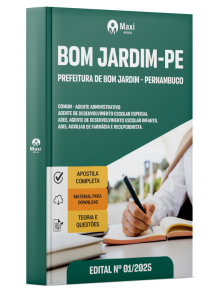 Apostila Prefeitura de Bom Jardim - PE - 2025