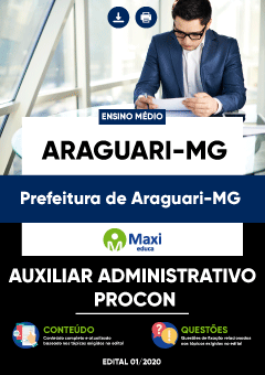 Apostila Digital em PDF da Prefeitura de Araguari - MG