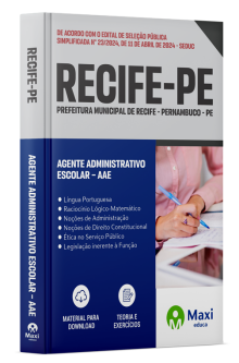 Apostila Prefeitura de Recife - PE - 2024