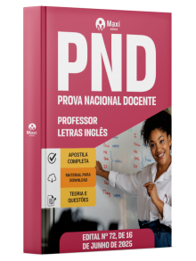 Apostila CNU Professores - Prova Nacional Docente (PND) - 2025