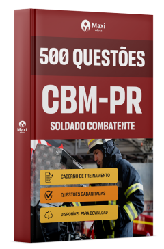 Caderno 500 questões gabaritadas - CBM-PR 2025