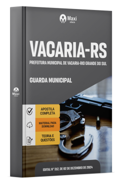 Apostila Prefeitura de Vacaria-SP 2024