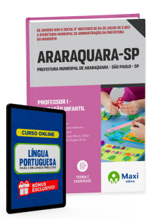 Apostila Prefeitura de Araraquara - SP - 2023