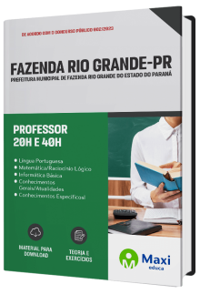 Apostila Prefeitura de Fazenda Rio Grande - PR 2023