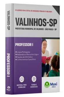 Apostila Prefeitura de Valinhos - SP - 2024