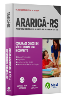 Apostila Prefeitura de Araricá - RS - 2024