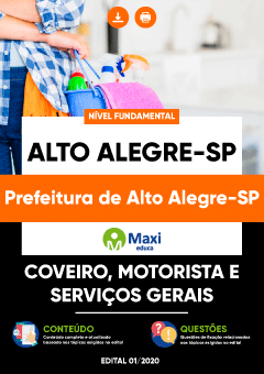 Apostila Prefeitura de Alto Alegre-SP