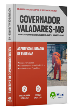 Apostila Prefeitura de Governador Valadares - MG - 2024
