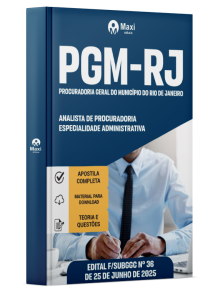 Apostila PGM-RJ -  Procuradoria Geral do Município do Rio de Janeiro - 2025