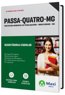 Apostila Prefeitura de Passa Quatro – MG 2023