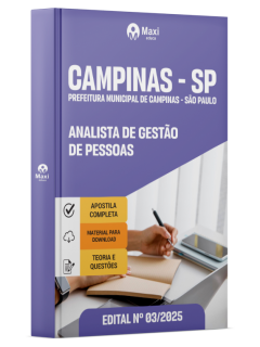 Apostila Prefeitura de Campinas - SP - 2025 - DUPLICADO