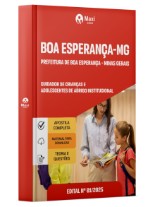 Apostila Prefeitura de Boa Esperança - MG - 2025