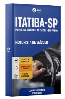 Apostila Prefeitura de Itatiba - SP 2025