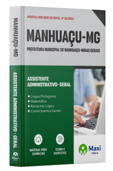 Apostila Prefeitura de Manhuaçu - MG - 2024