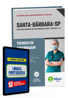 Apostila Prefeitura de Santa Bárbara d'Oeste - SP - 2023