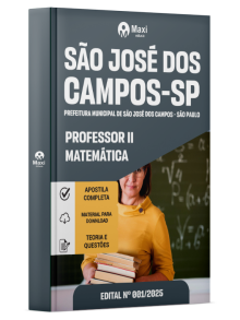 Apostila Prefeitura de São José dos Campos - SP  2025