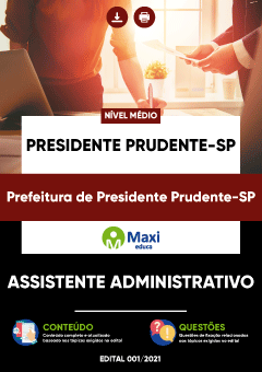 Apostila Prefeitura de Presidente Prudente-SP