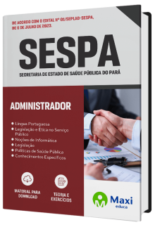 Apostila SESPA - Secretaria de Estado de Saúde Pública do Pará - 2023