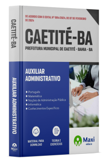 Apostila Prefeitura de Caetité - BA - 2024
