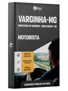 Apostila Prefeitura de Varginha - MG - 2025