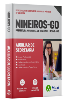 Apostila Prefeitura de Mineiros - GO - 2024