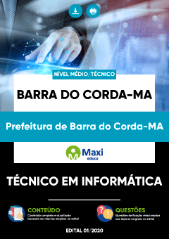 Apostila Prefeitura de Barra do Corda-MA