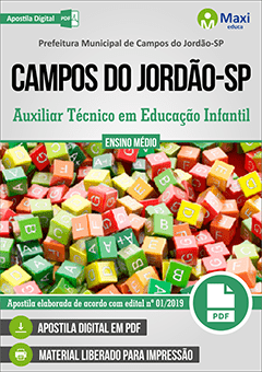 Apostila Digital em PDF da Prefeitura de Campos do Jordão-SP