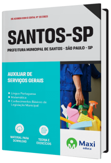 Apostila Prefeitura de Santos - SP - 2023