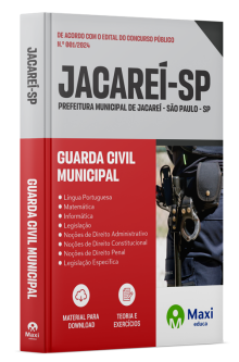 Apostila Prefeitura de Jacareí - SP - 2024