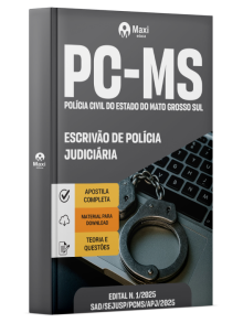 Apostila PC-MS - Polícia Civil do Estado do Mato Grosso Sul - 2025