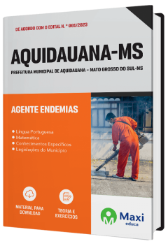 Apostila Prefeitura de Aquidauana - MS - 2023