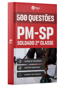 Caderno 500 questões gabaritadas - PM-SP -  2025