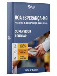 Apostila Prefeitura de Boa Esperança - MG - 2025