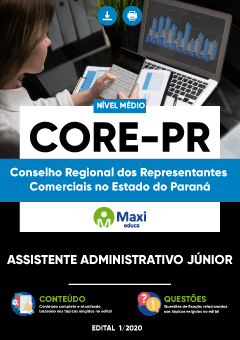 Apostila Conselho Regional dos Representantes Comerciais no Estado do Paraná - CORE-PR