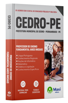 Apostila Prefeitura de Cedro-PE 2024
