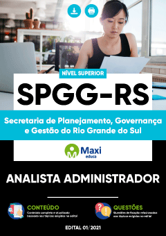 Apostila Secretaria de Planejamento, Governança e Gestão do Rio Grande do Sul - SPGG-RS