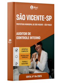 Apostila Prefeitura de São Vicente - SP