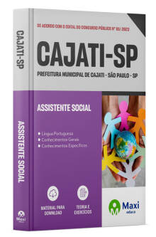 Apostila Prefeitura de Cajati - SP - 2023
