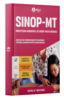 Apostila Prefeitura de Sinop-MT 2024