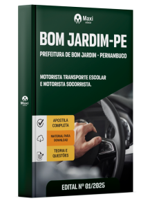 Apostila Prefeitura de Bom Jardim - PE - 2025