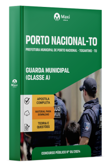 Apostila Prefeitura De Porto Nacional - TO - 2024
