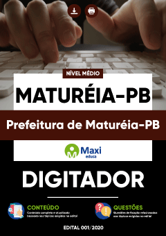 Apostila Prefeitura de Maturéia-PB