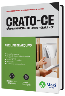 Apostila Câmara de Crato - CE 2023
