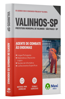 Apostila Prefeitura de Valinhos - SP - 2024