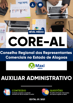 Apostila Conselho Regional dos Representantes Comerciais no Estado de Alagoas - CORE-AL