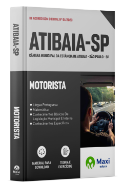 Apostila Câmara da Estância de Atibaia - SP - 2024