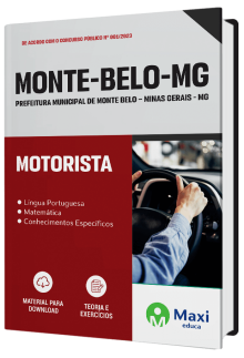 Apostila Prefeitura de Monte Belo - MG - 2023