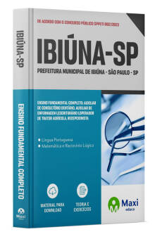 Apostila Prefeitura de Ibiúna - SP - 2023
