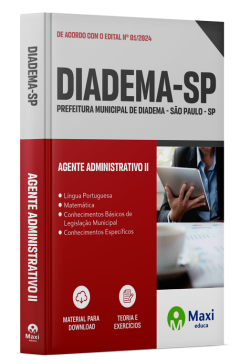 Apostila Prefeitura de Diadema - SP - 2024