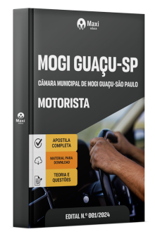 Apostila Câmara Mogi Guaçu-SP 2024